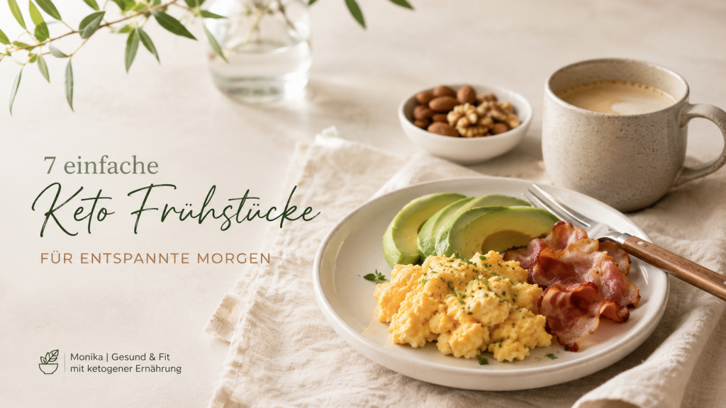Keto Frühstücke für entspannte Morgen mit Ei, Avocado und Kaffee
