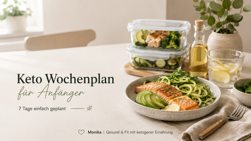 Keto Wochenplan für Anfänger mit einfachen Keto Mahlzeiten für 7 Tage