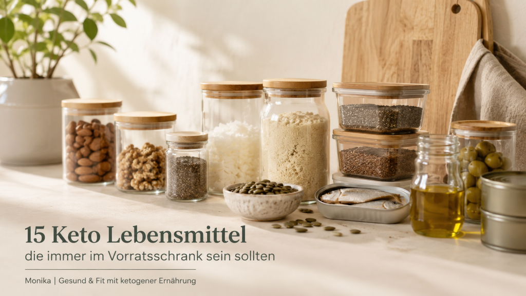 15 Keto Lebensmittel für einen gut gefüllten Keto Vorratsschrank