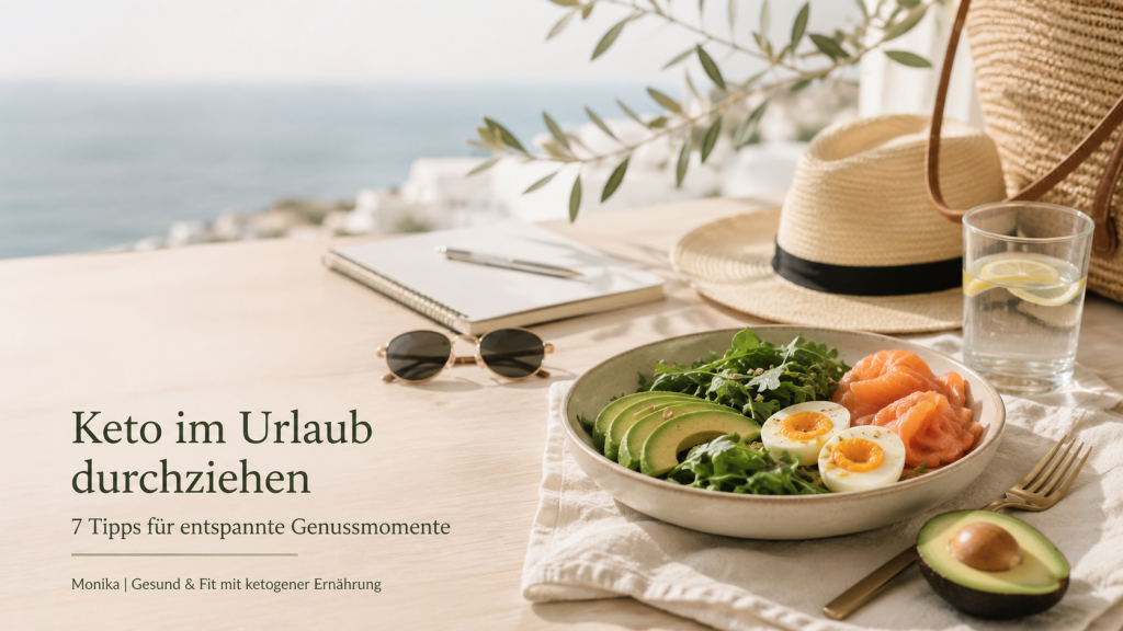 Keto im Urlaub durchziehen mit einfachen keto-freundlichen Mahlzeiten und gesunden Snacks unterwegs